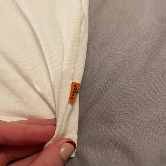 Levis SF retro orange ringer tee shirt size S - Picture 2 of 4